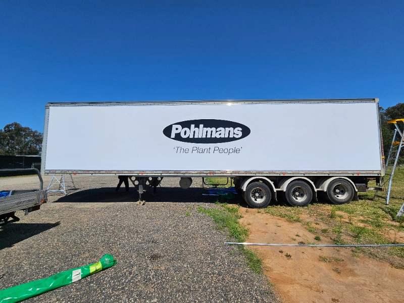 Trailer Signage Toowoomba – large format vehicle signage